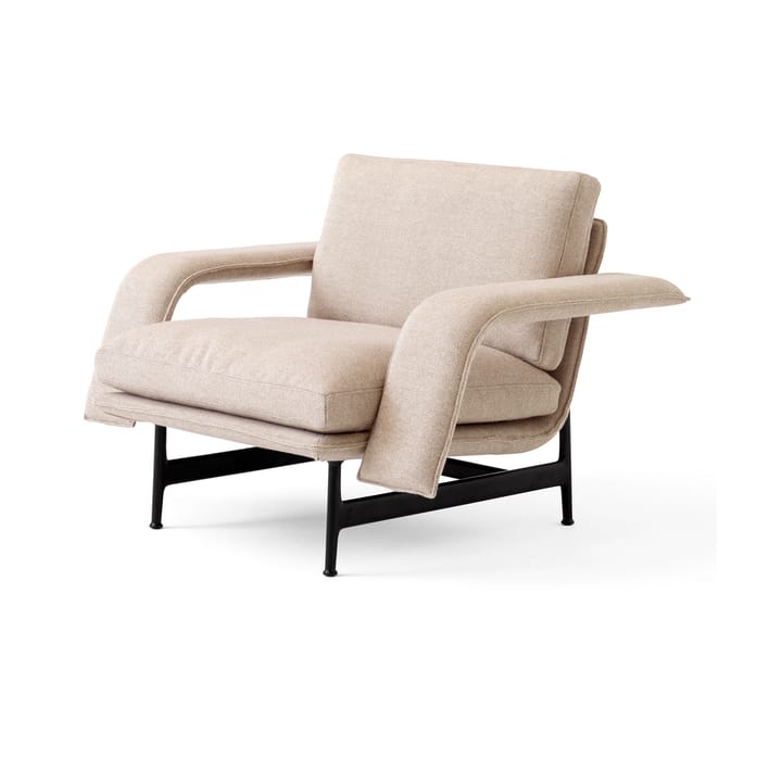 Meantime AV29 loungefauteuil - Warm black-Hallingdal 0220 - &Tradition