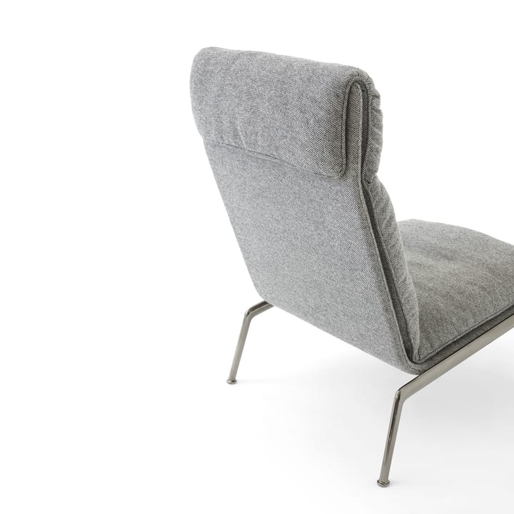 Muno LN16 High back loungefauteuil, Dark chrome-Hallingdal 0126 &Tradition