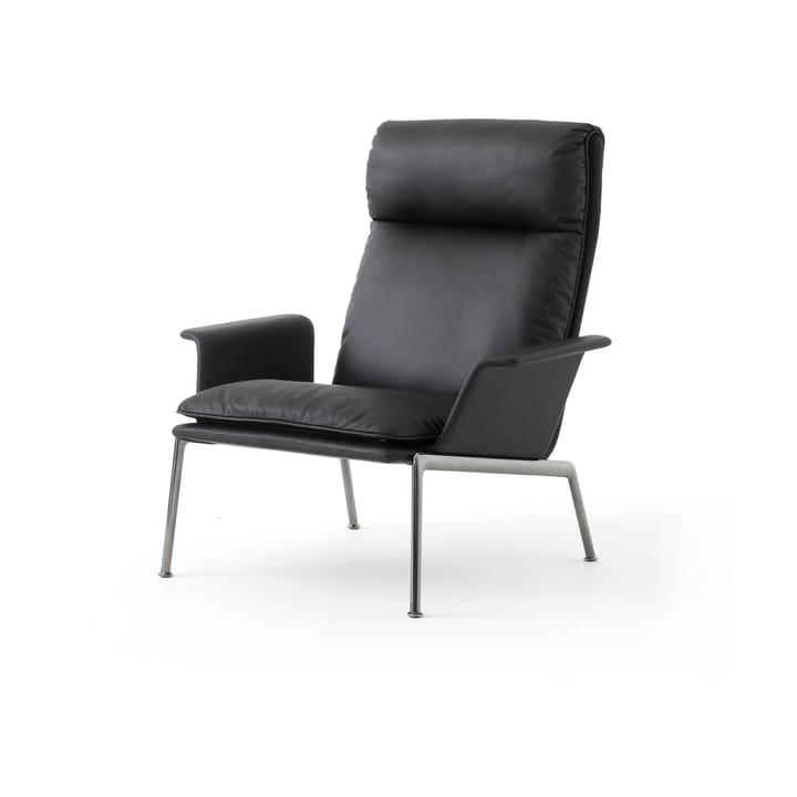 Muno LN17 High back loungefauteuil - Dark chrome-Black - &Tradition