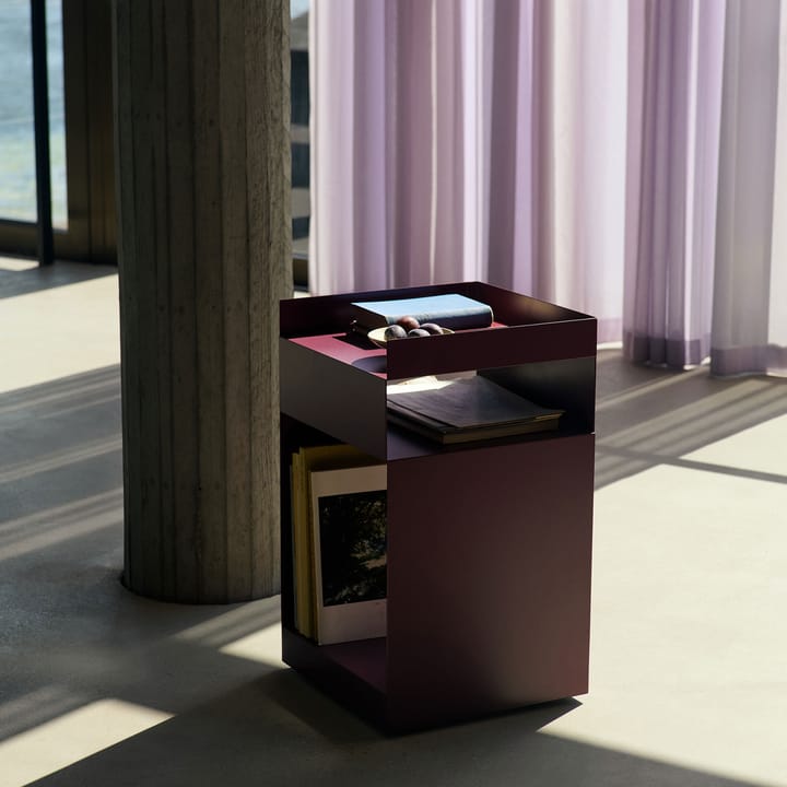 Rotate SC73 serveertrolley, Dark plum &Tradition