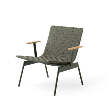 Ville Outdoor AV45 loungestoel met armleuningen. - Bronze green - &Tradition