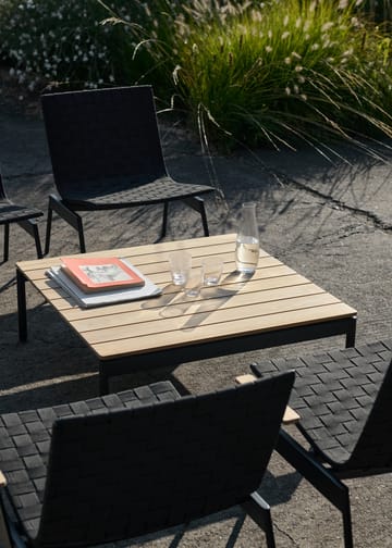 Ville Outdoor AV50 salontafel - Warm black-teak - &Tradition