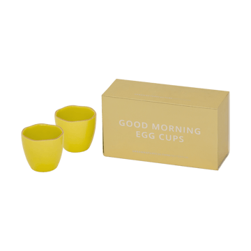 Good Morning eierdop 2-pack - Limelight - URBAN NATURE CULTURE