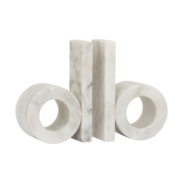 Orlin boekensteun 2-pack, Marmer URBAN NATURE CULTURE