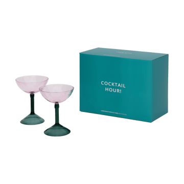 Urban Nature Culture geschenkset coupéglazen 2-pack - Pink - URBAN NATURE CULTURE