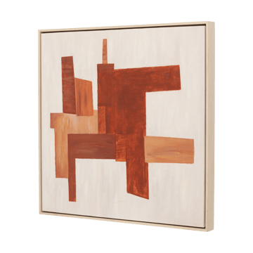 Vedra Schilderij 60x60 cm - Brown - URBAN NATURE CULTURE