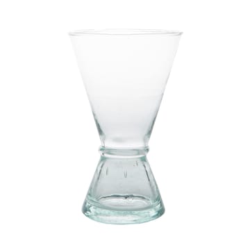 Wijnglas gerecycled glas medium - Transparant-groen - URBAN NATURE CULTURE