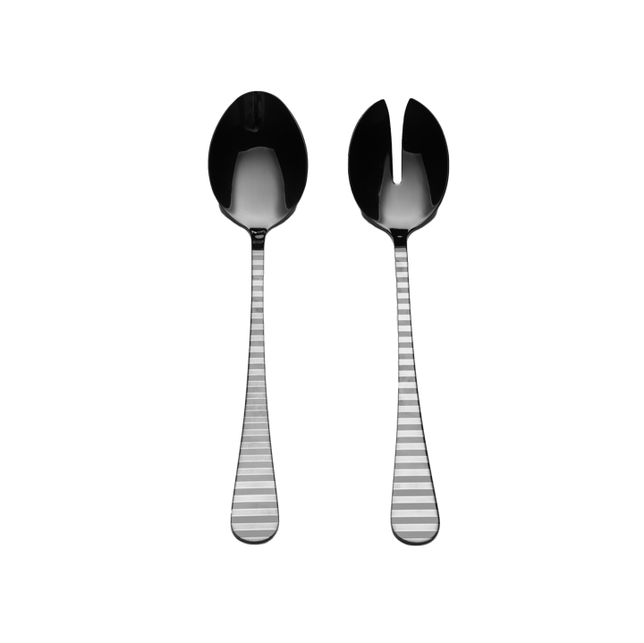 Zebra saladebestek 2-pack - Zebrapatroon - Vargen & Thor