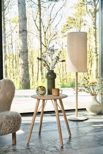 Barv vloerlamp 143,5xØ38 cm - Onbehandeld massief eikenhout - Villa Collection