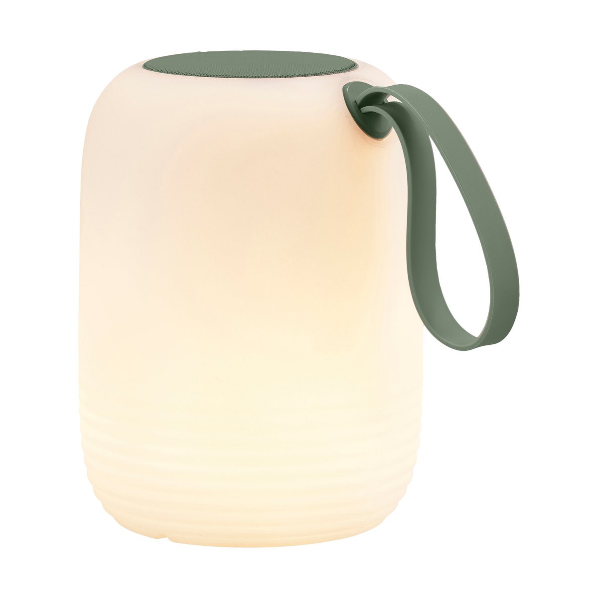 Villa Collection Hav LED-lamp met luidspreker draagbaar Ø12,5 cm White-green