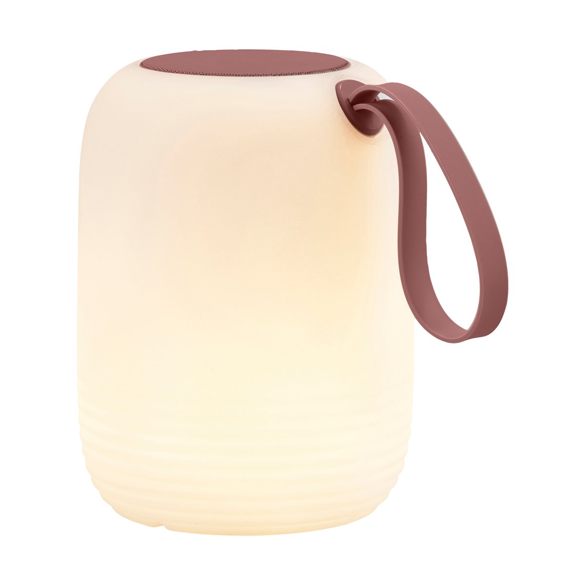 Villa Collection Hav LED-lamp met luidspreker draagbaar Ø12,5 cm White-red