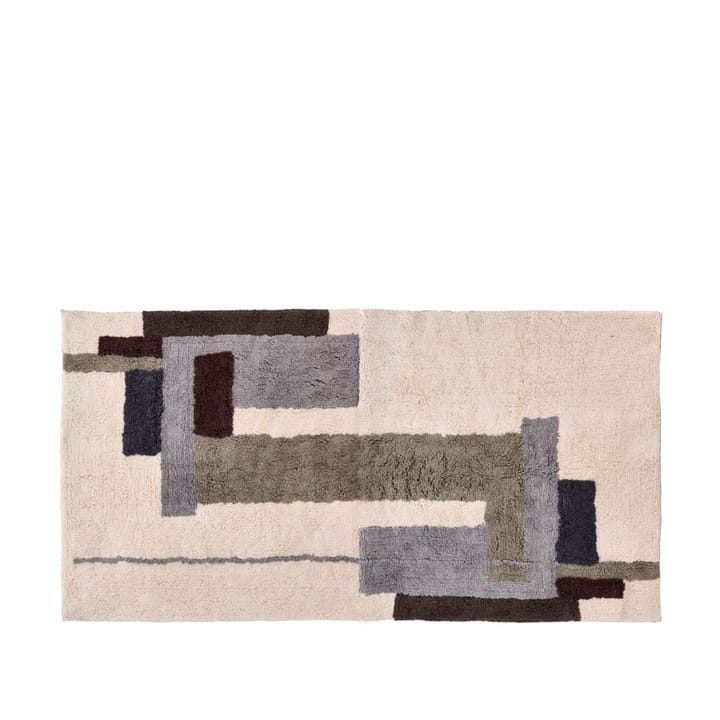 Laerk vloerkleed, Grijs/offwhite, 200x300 cm Villa Collection