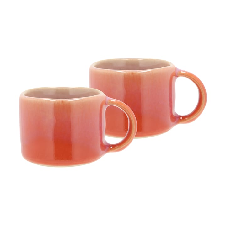 Styles espressokop 8 cl 2-pack - Lila-orange - Villa Collection