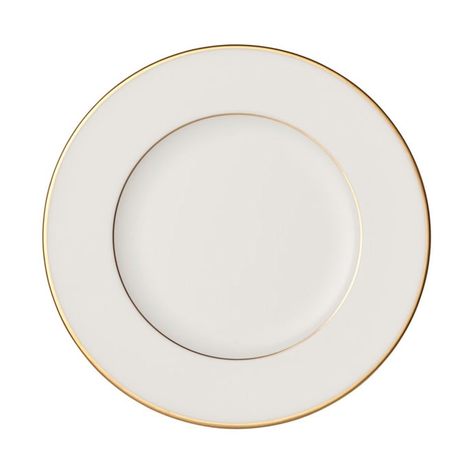 Villeroy & Boch Anmut Gold ontbijtbord Wit