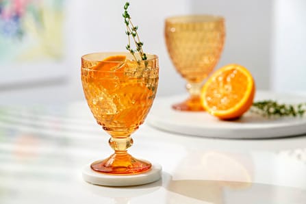 Boston waterglas op voet 25 cl - Saffron - Villeroy & Boch