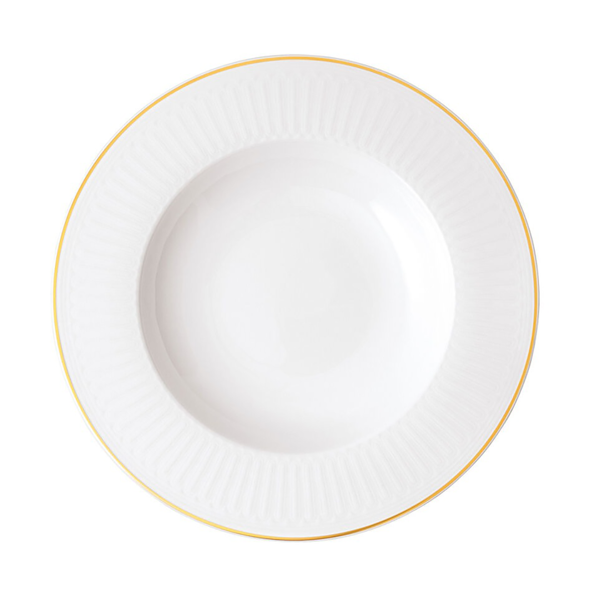 Villeroy & Boch Château Septfontaines diep bord Ø24,5x3,5 cm Wit-goud