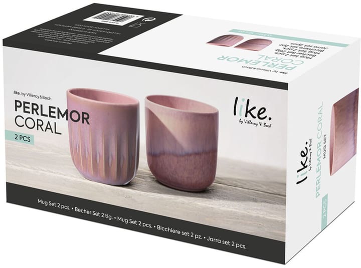 Perlemor mok 29 cl 2-pack, Coral Villeroy & Boch