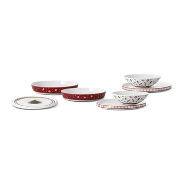 Toy's Delight La Boule servies 7-delig - Wit-rood - Villeroy & Boch