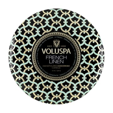 Maison Noir 3-wick Tin geurkaars 40 uur - French Linen - Voluspa