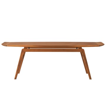 Surfboard salontafel 152x52 cm - Teak - Warm Nordic