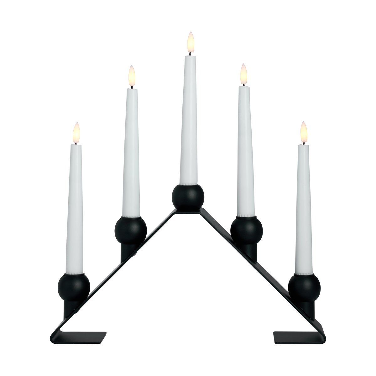 Watt & Veke Luna adventskandelaar Black