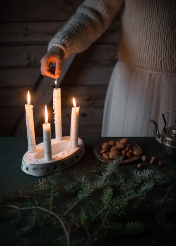 Julemorgen Story kaarsenhouder - Wit - Wik & Walsøe