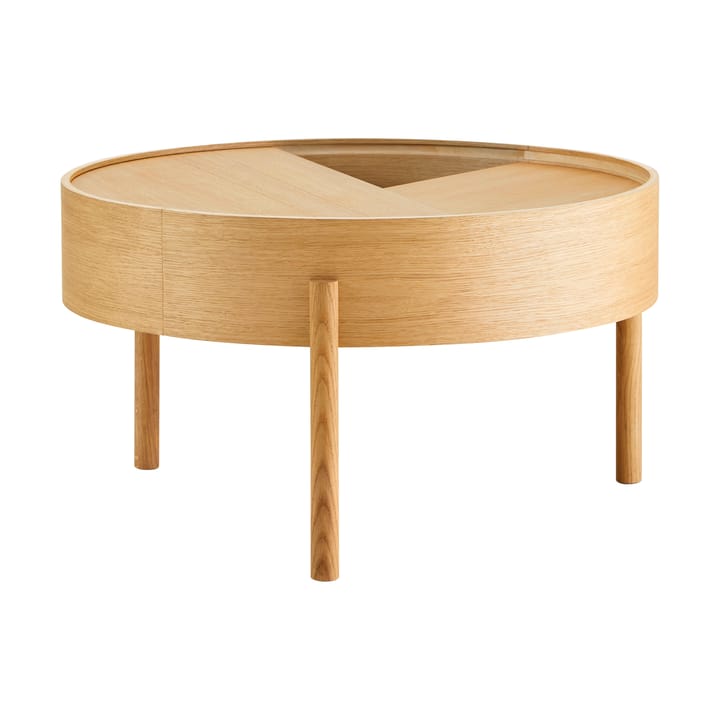 Arc salontafel Ø66 cm - Geolied eiken - Woud