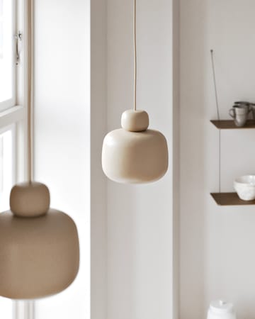 Stone hanglamp large - Beige - Woud