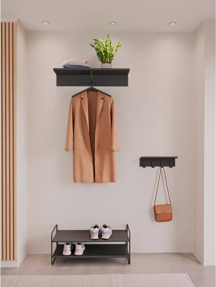 A-Coat rack hoedenplank - Black - Zone Denmark