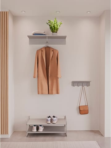 A-Coat rack hoedenplank - Soft grey - Zone Denmark