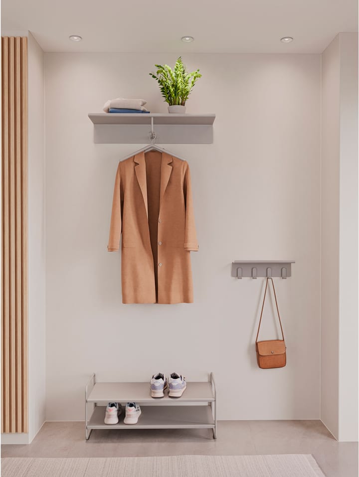 A-Coat rack hoedenplank - Soft grey - Zone Denmark